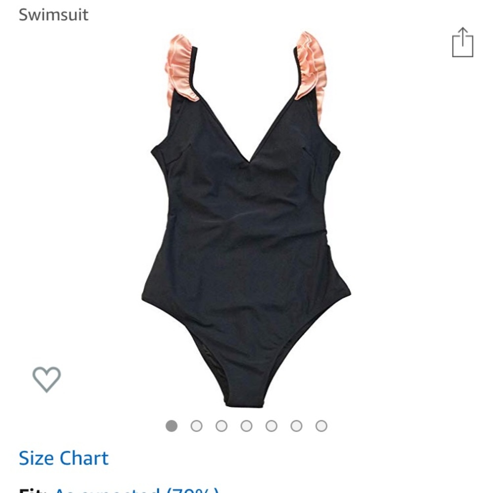 Cupshe Ruffle Back One Piece